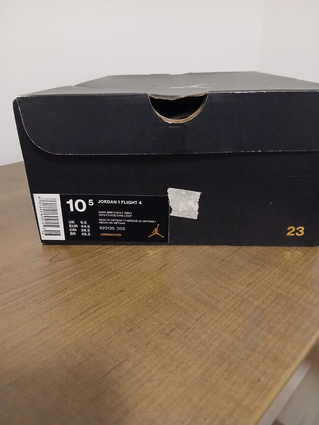 Jordan Flight 4 Dark Grey/Wolf Grey Sneakers - Size 10.5 - photo 4