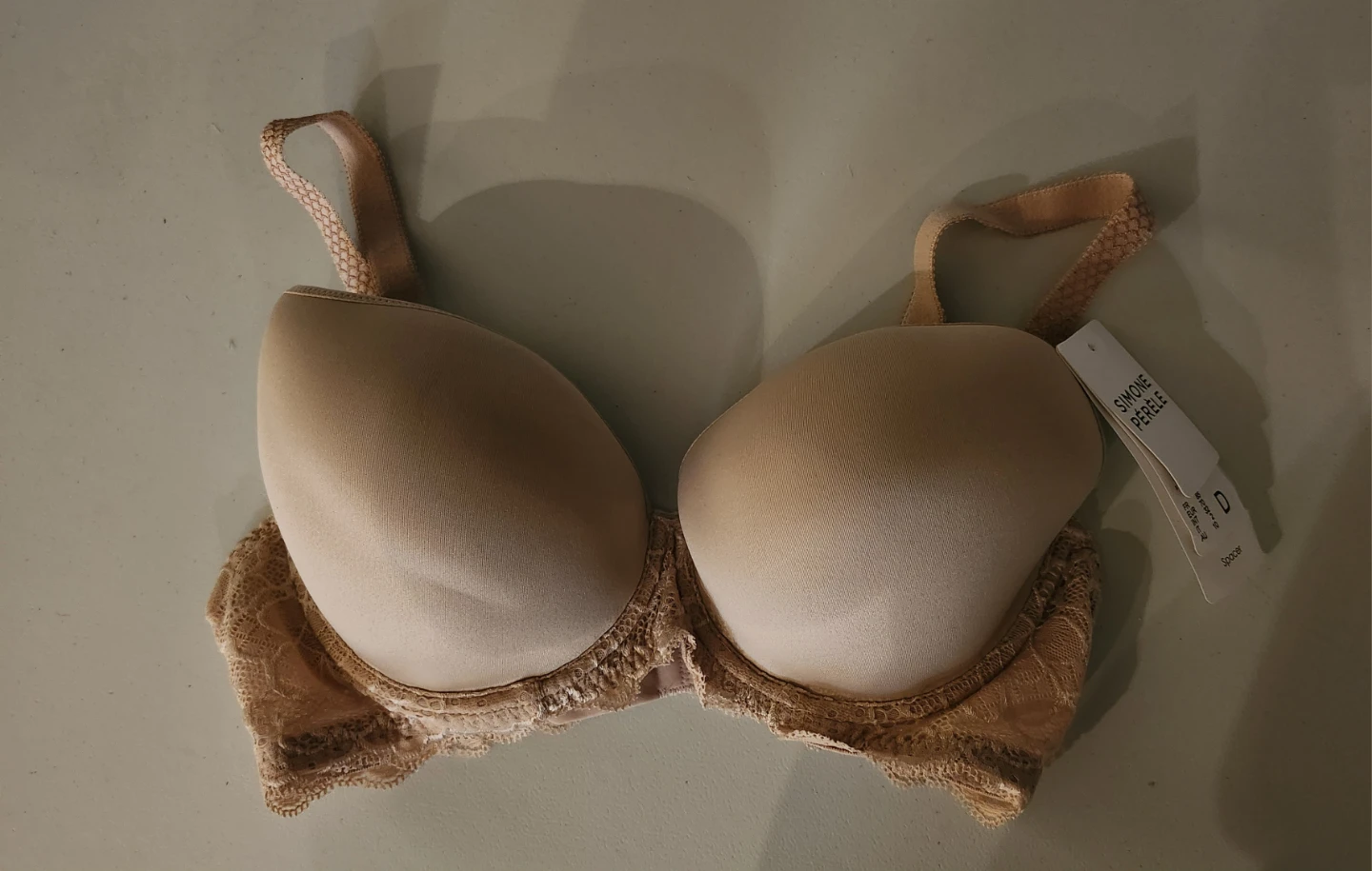 Simone Perele Spacer Bra - Beige, Size D32 - photo 3