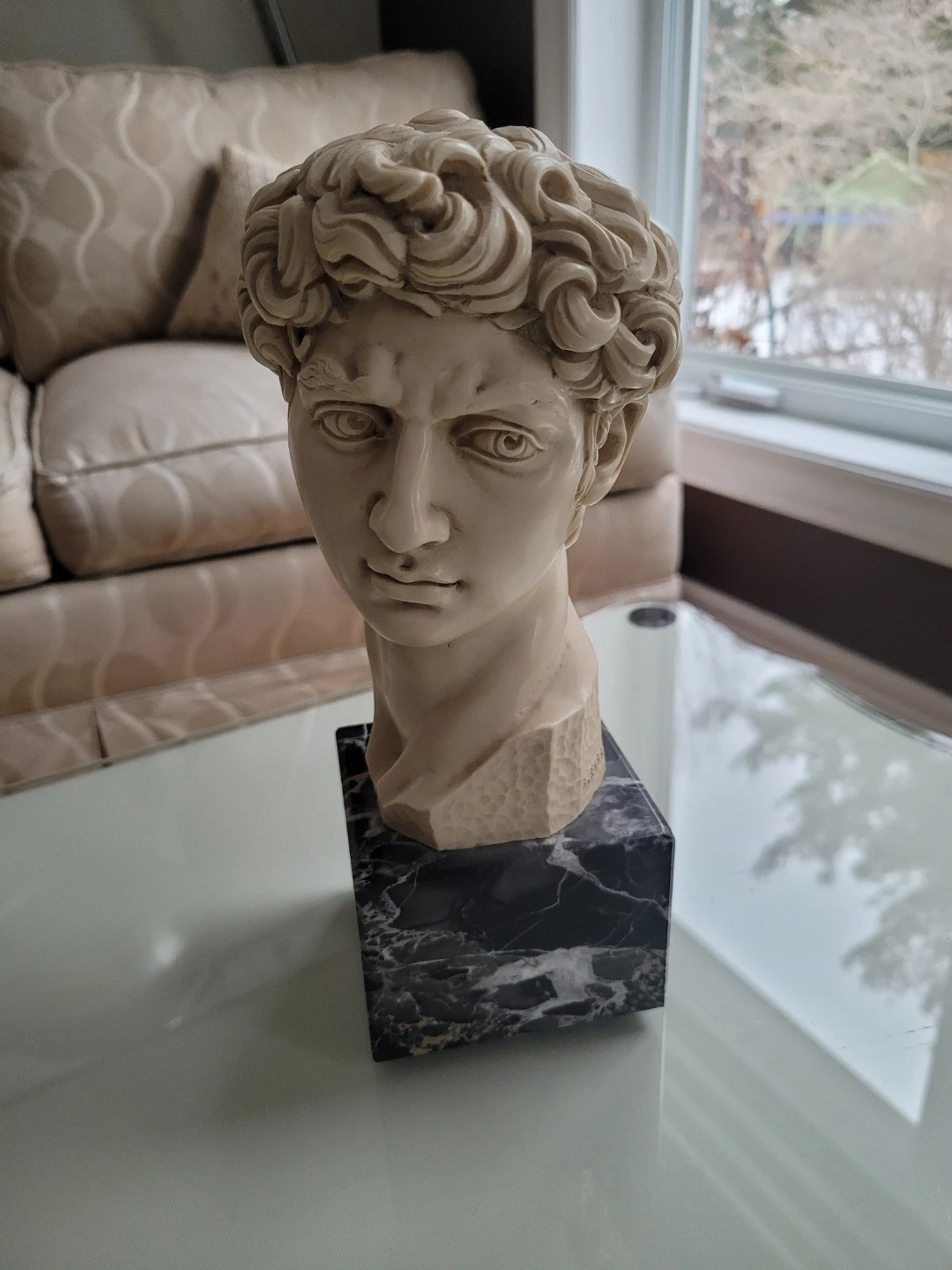 Vintage G. Ruggeri Bust of David Sculpture