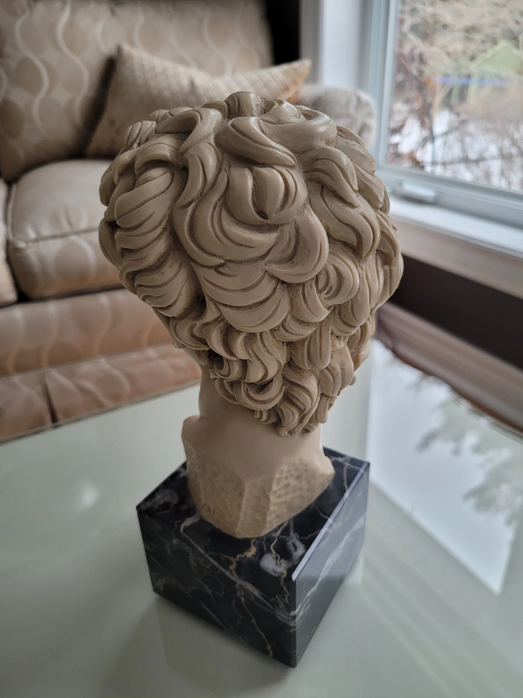 Vintage G. Ruggeri Bust of David Sculpture - photo 4