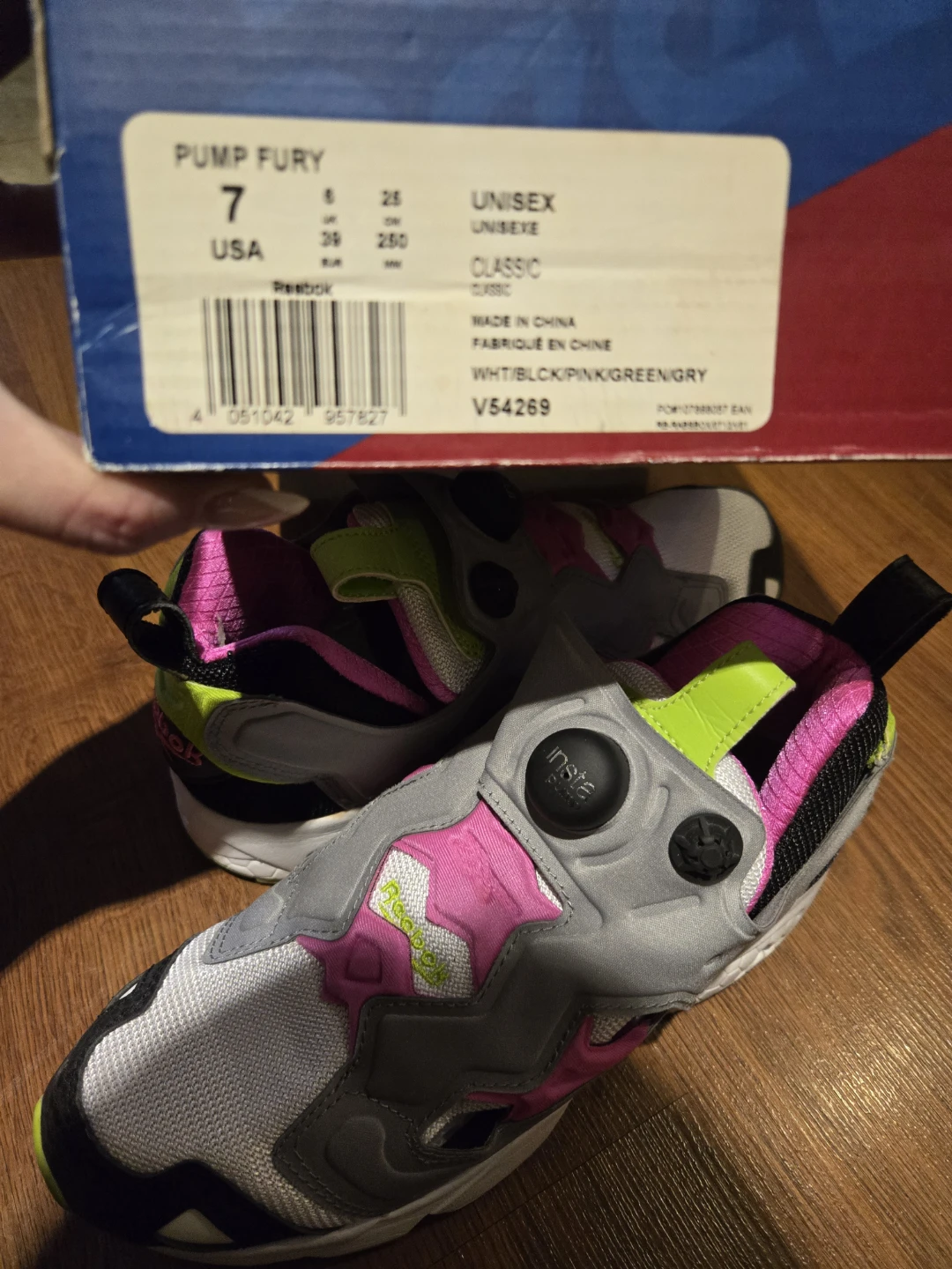Reebok Pump Fury "Classic" Sneakers - photo 2
