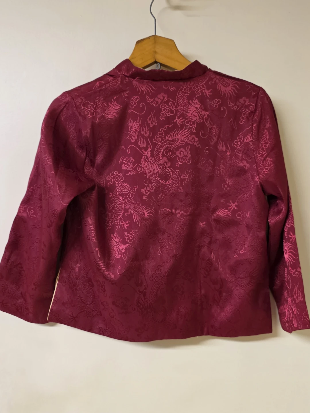 Reversible Chinese Dragon Pattern Jacket - Red & Gold (6-8) - photo 2