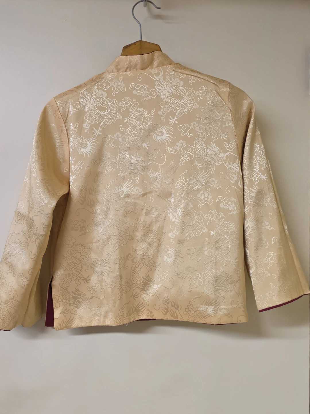 Reversible Chinese Dragon Pattern Jacket - Red & Gold (6-8) - photo 4
