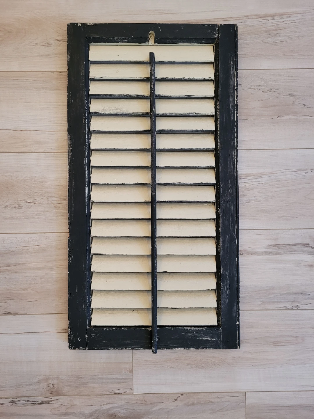 One Decorative Wooden Shutter 27 & 1/2" H