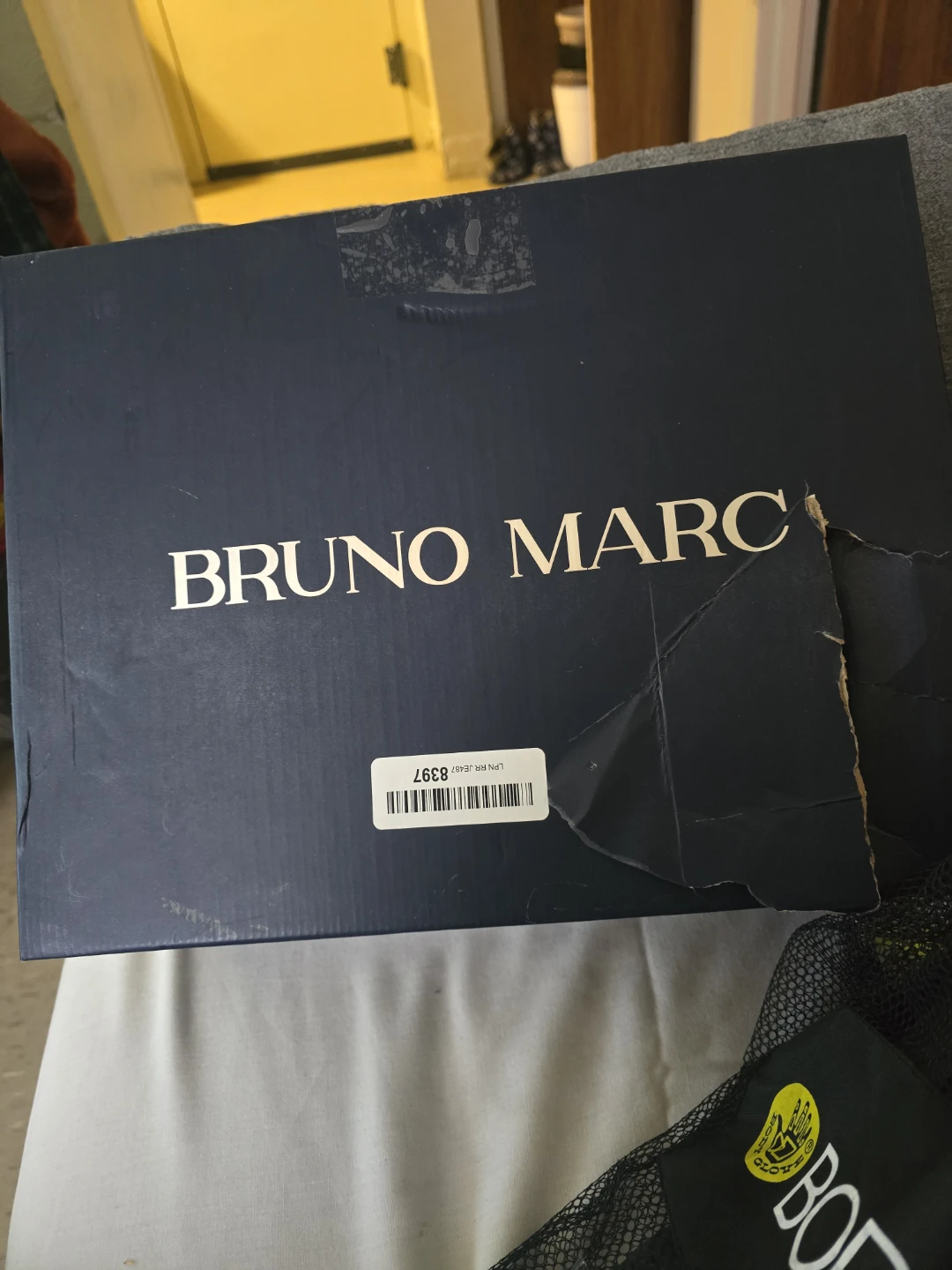 Bruno Marc Men's Black Leather Boots Size 11