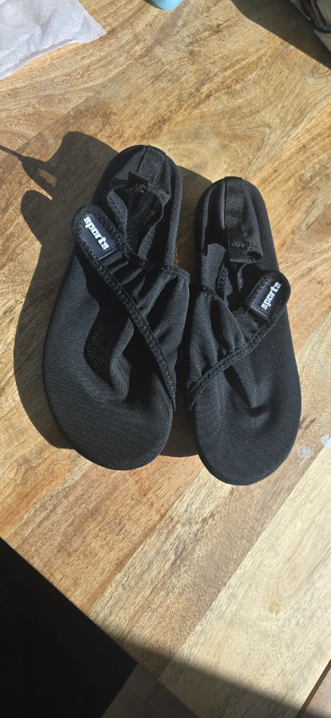 Black Mesh Slim Aqua Shoes – Size 44