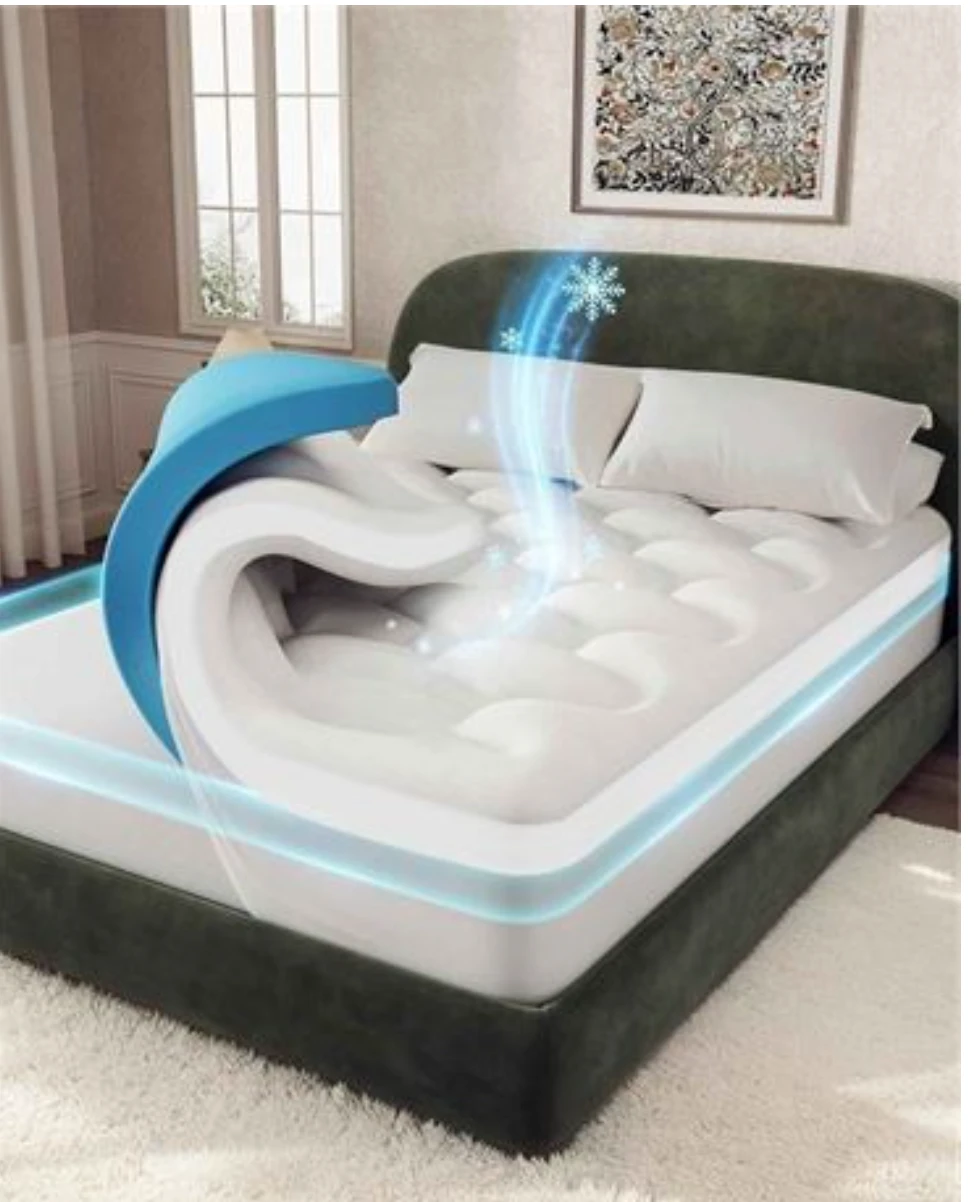 🧡BRAND NEW DUAL LAYER 4 INCH KING SIZE MATTRESS TOPPER