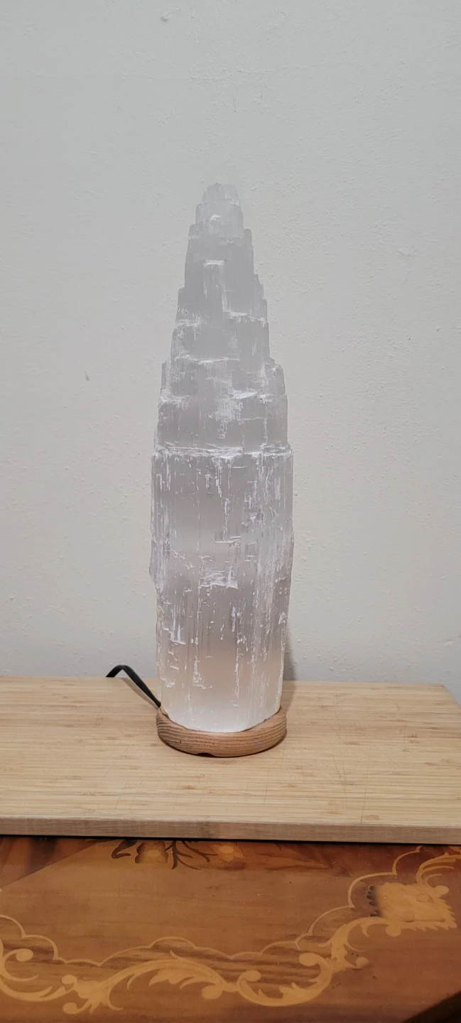 Selenite Crystal Lamp