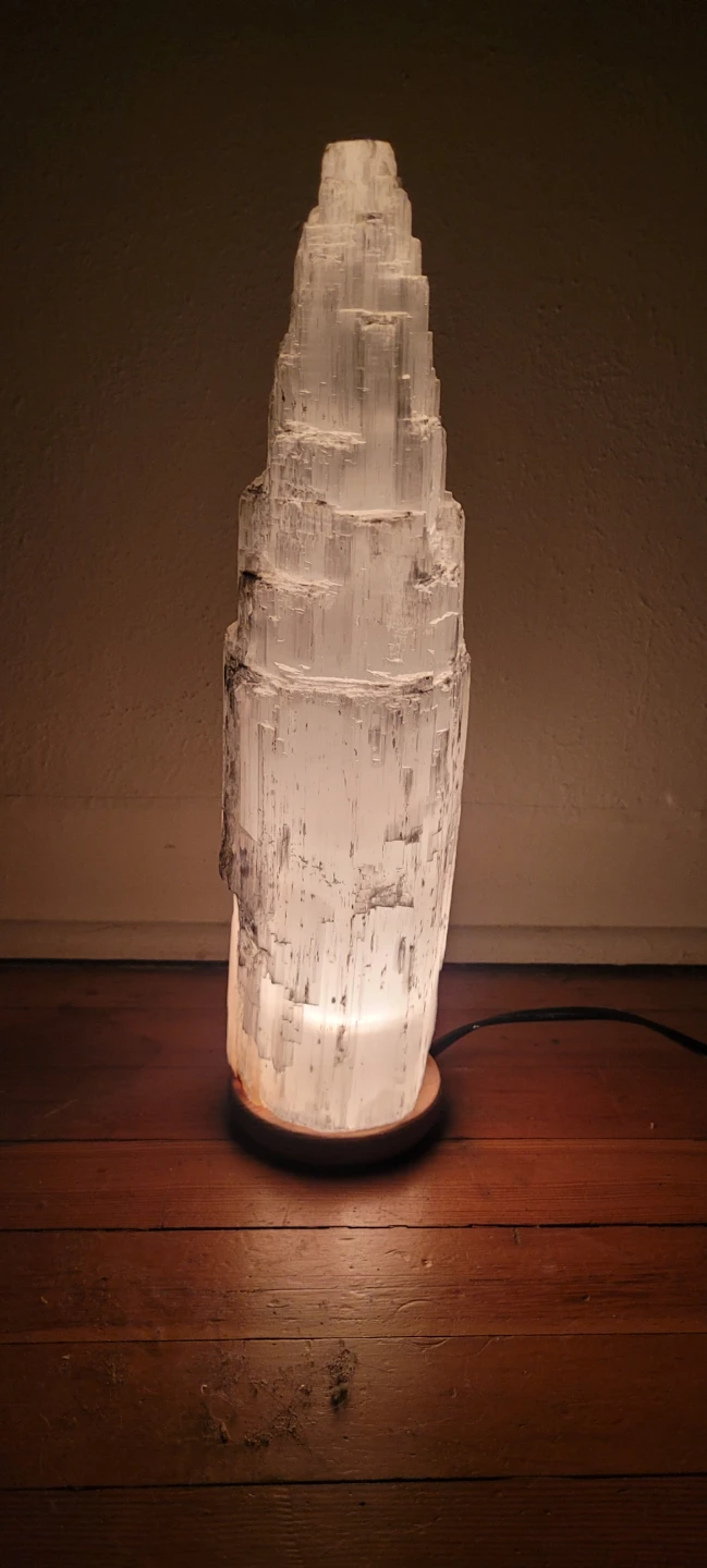 Selenite Crystal Lamp - photo 2
