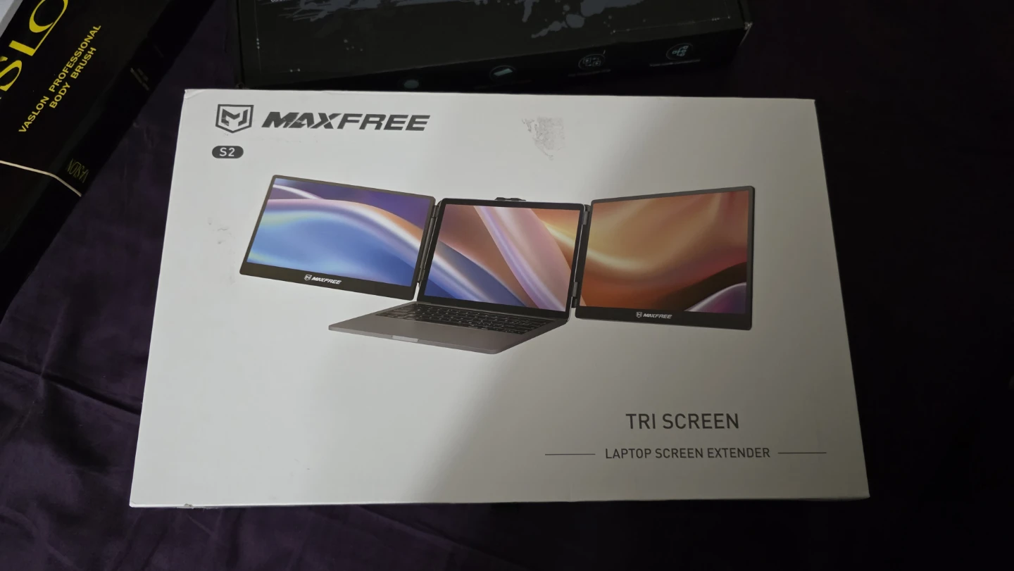 MAXFREE S2 Tri Screen Laptop Screen Extender