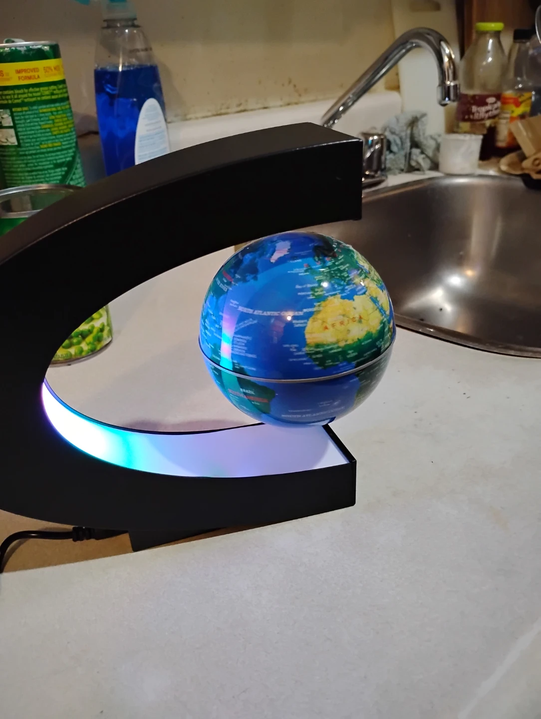 Levitating Globe Desk Ornament - photo 5