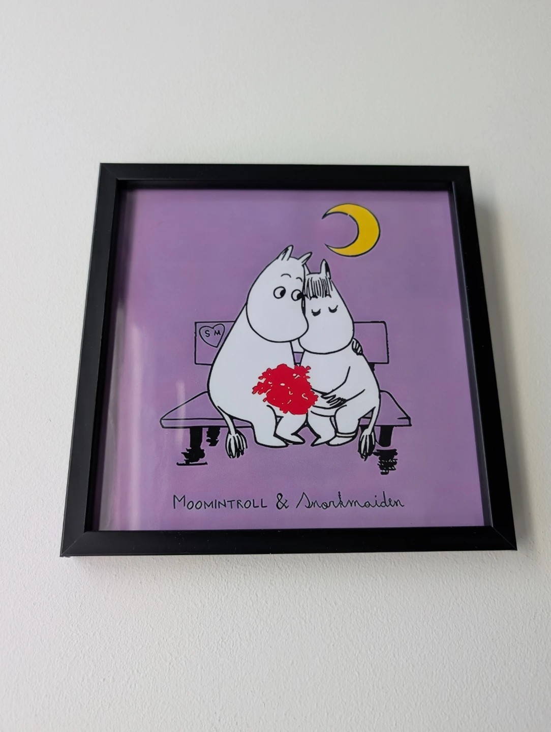 Framed Moomintroll & Snorkmaiden Art Print - photo 4