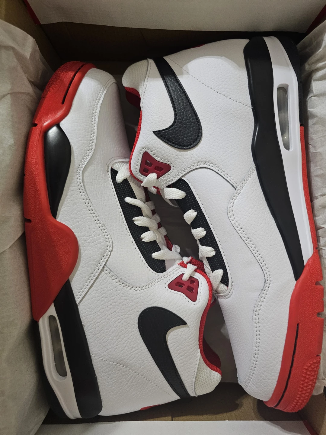 Nike Flight Legacy Men's Shoes White/Black/Red - photo 5