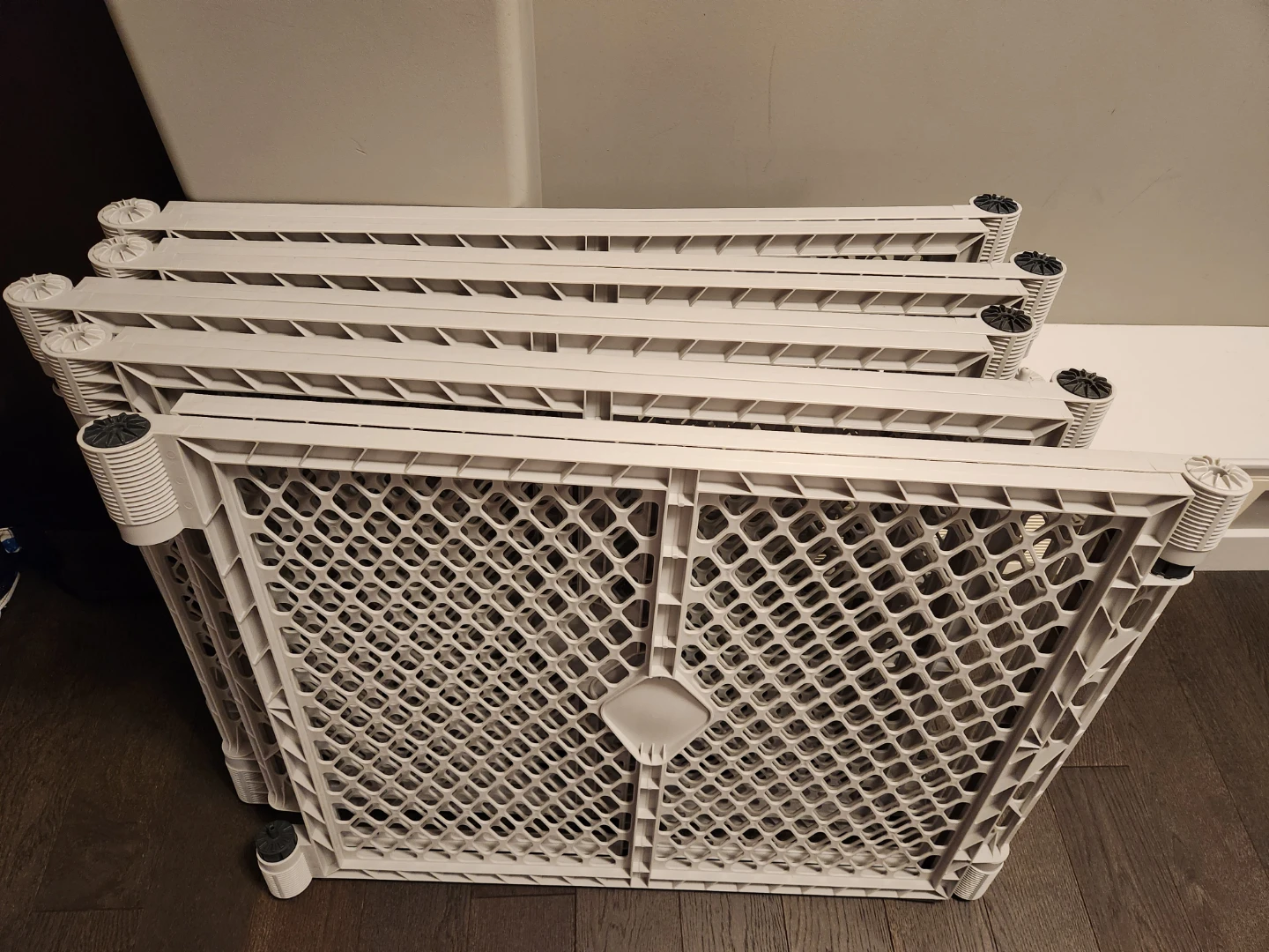 White Plastic Playpen Panels - photo 2