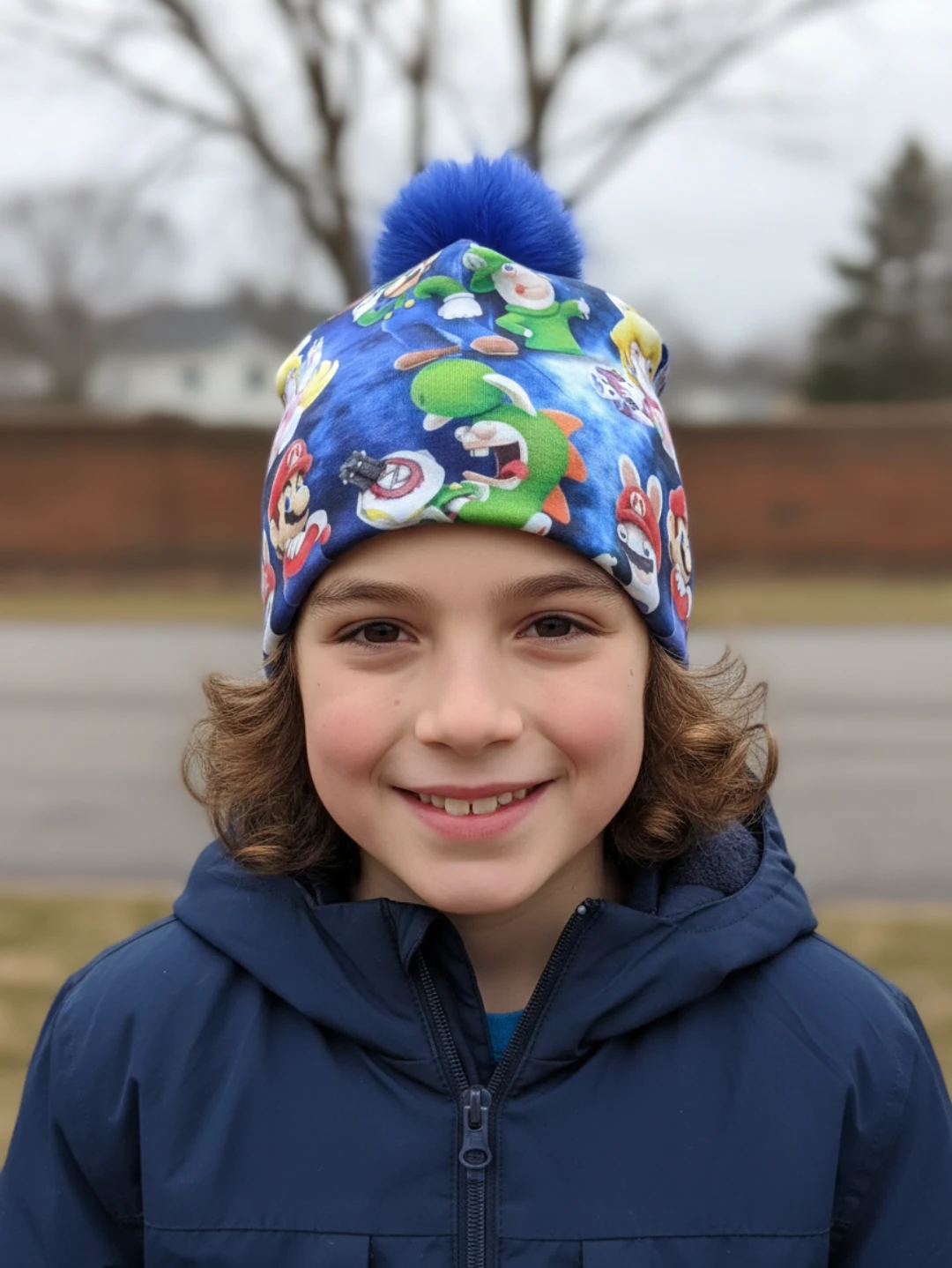 Mario Rabbids Beanie with Pom Pom