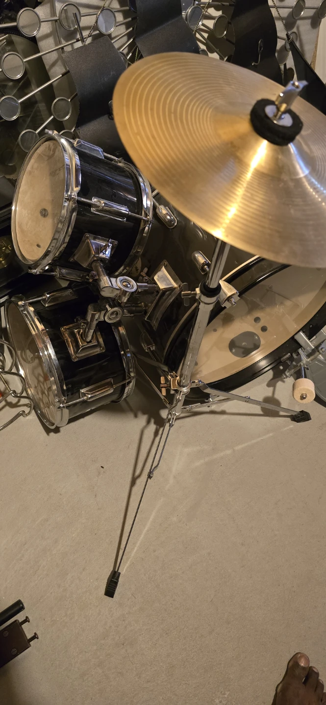 Drum Set with Cymbal and Drumsticks