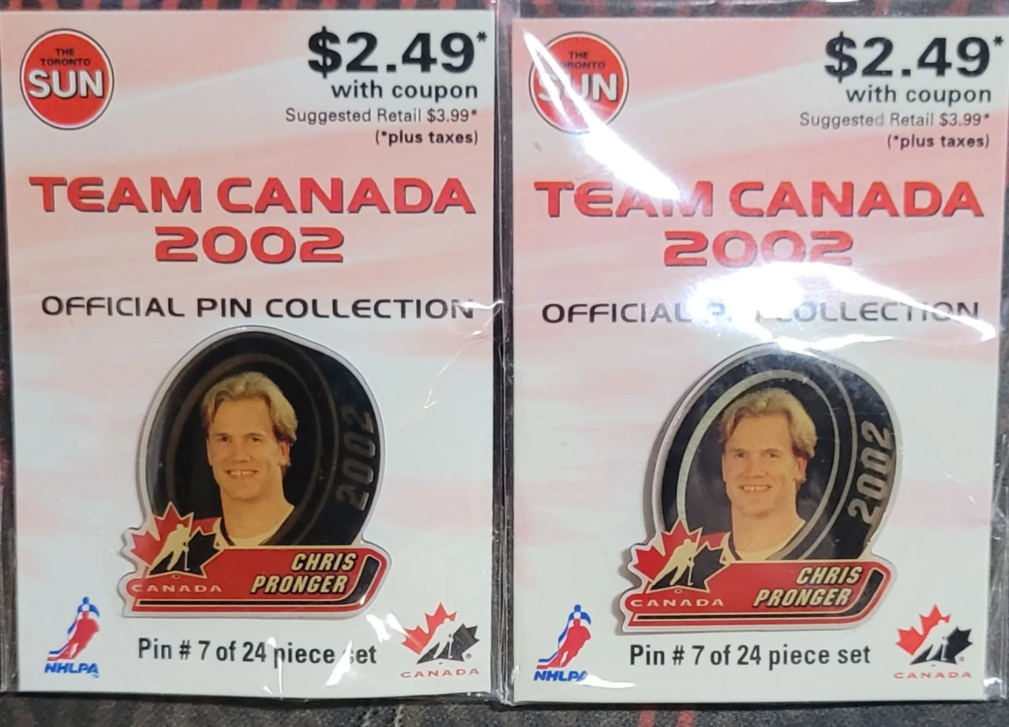 Team Canada 2002 Official Pin Collection - Various Players - photo 4