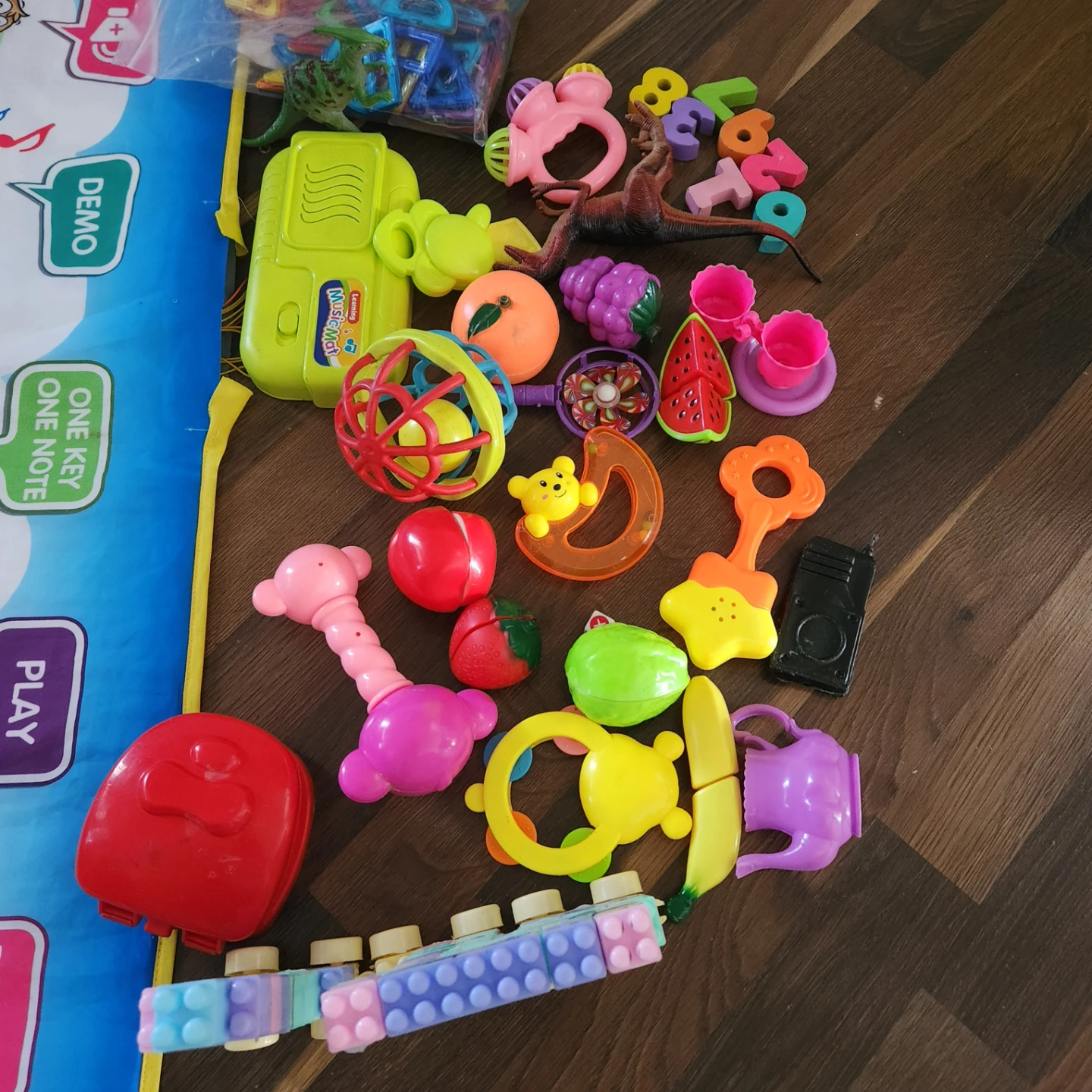 Assorted Toys with trucks. ( Moving Sale)