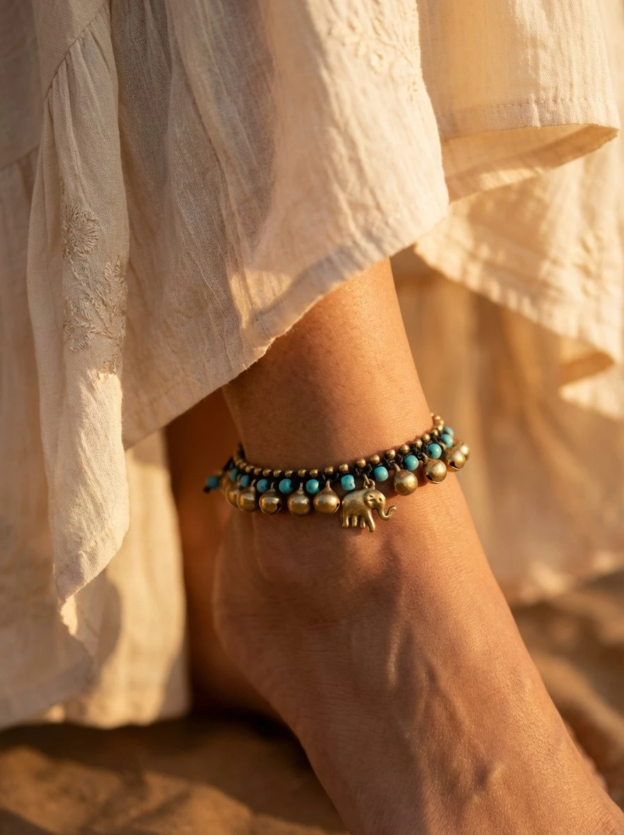 Boho Elephant  Ankle Bracelet-🏆