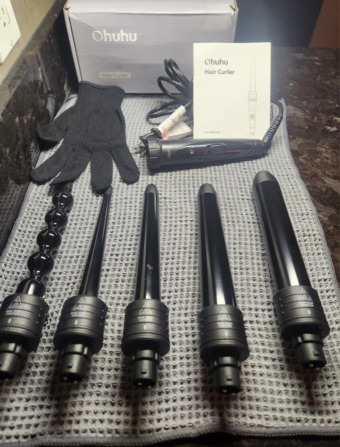 Ohuhu 5-in-1 Hair Curler Set - photo 2