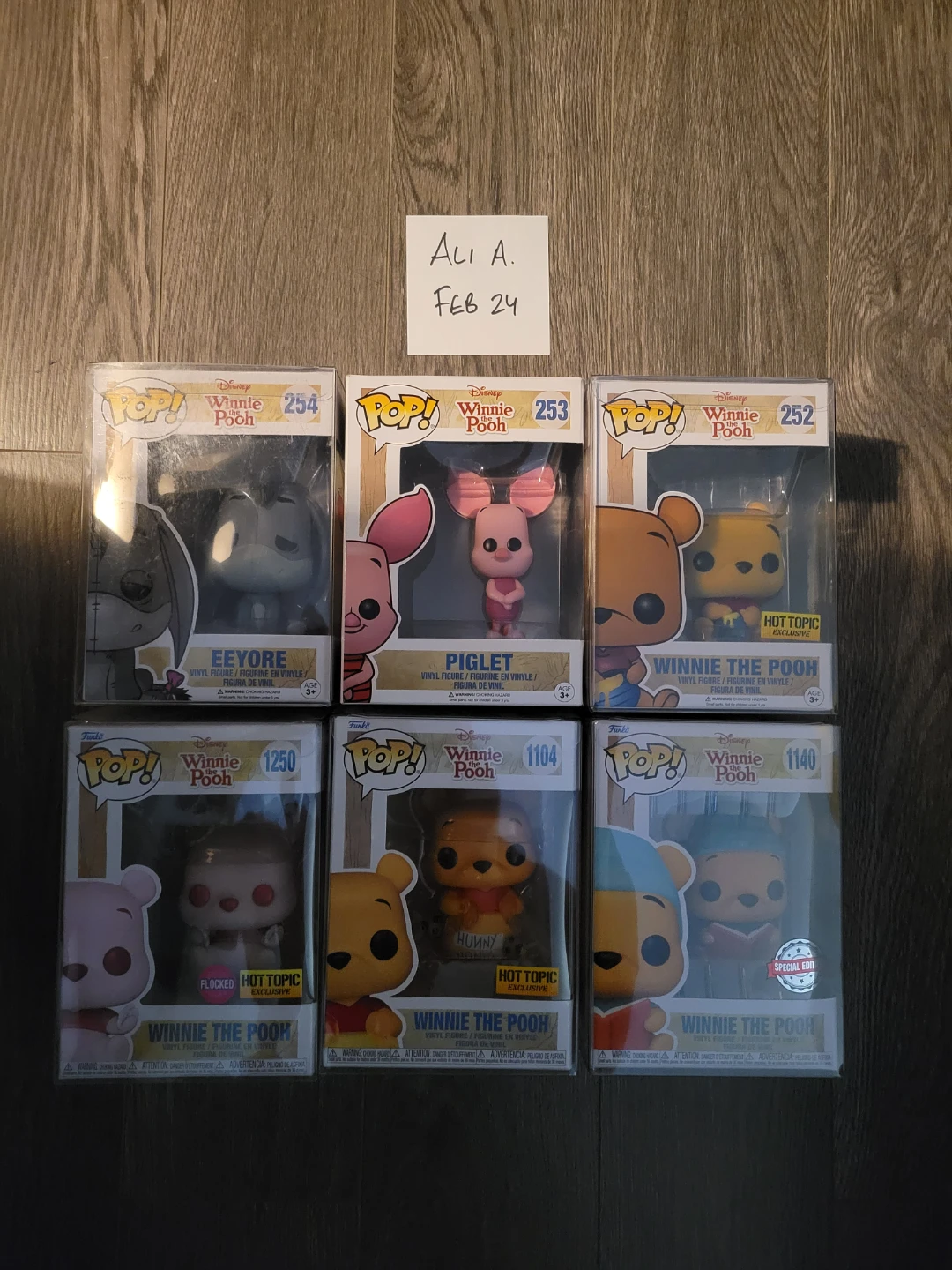30$ each or 140$ for all! Funko Pop! Disney Winnie the Pooh