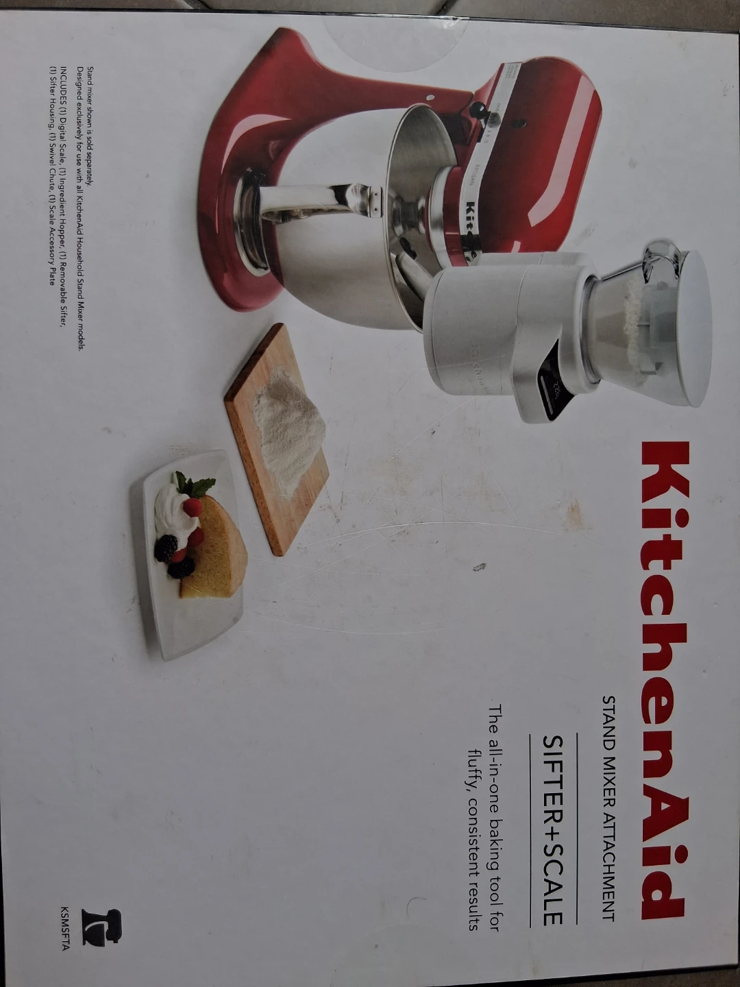 KitchenAid Stand Mixer Attachment Sifter + Scale - photo 3