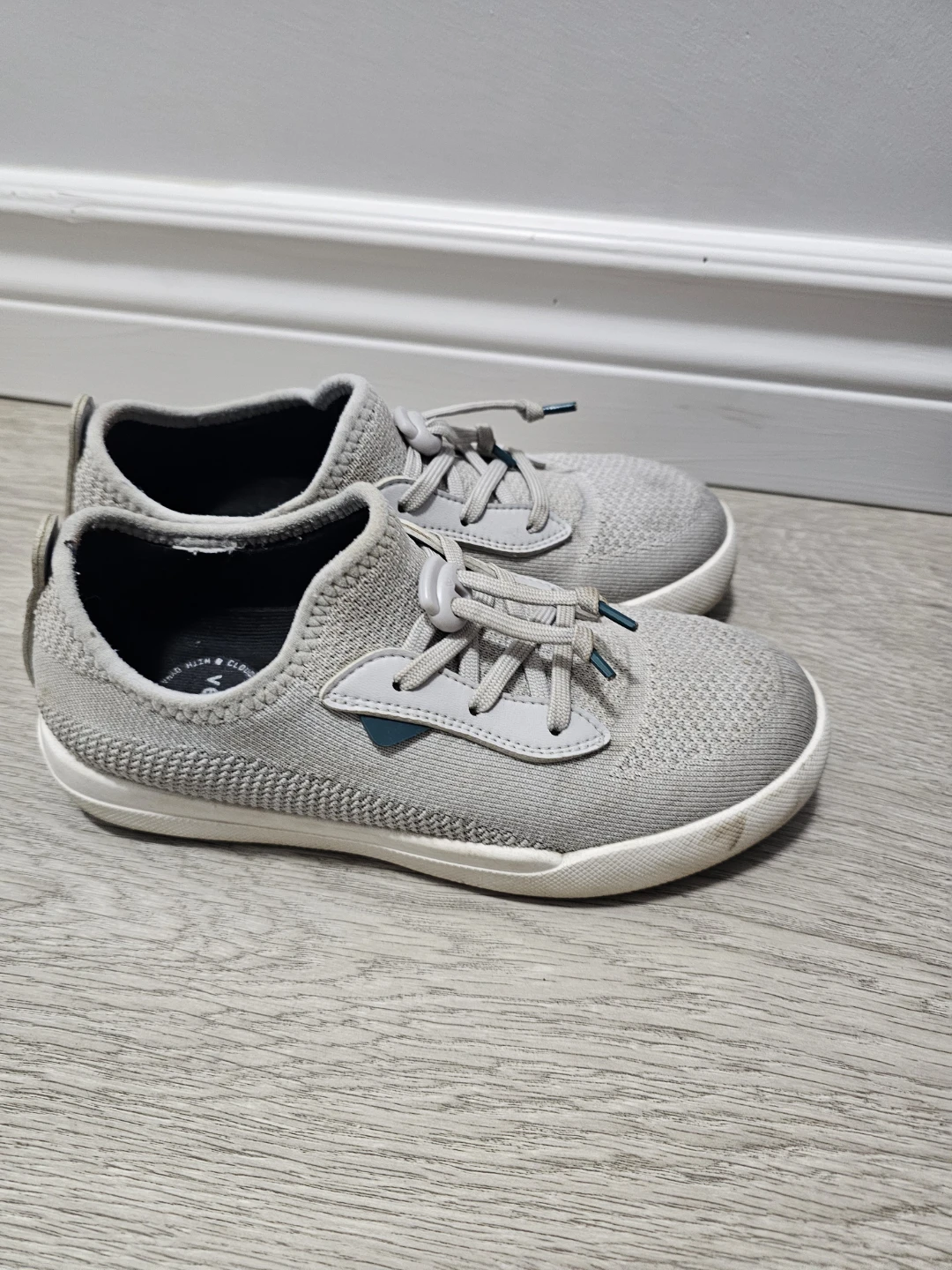 KIDS WATER PROOF  Vessi Grey Knit Shoes