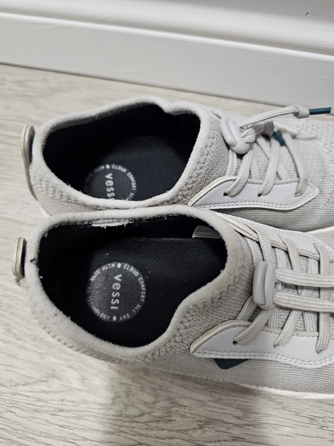 KIDS WATER PROOF  Vessi Grey Knit Shoes - photo 2
