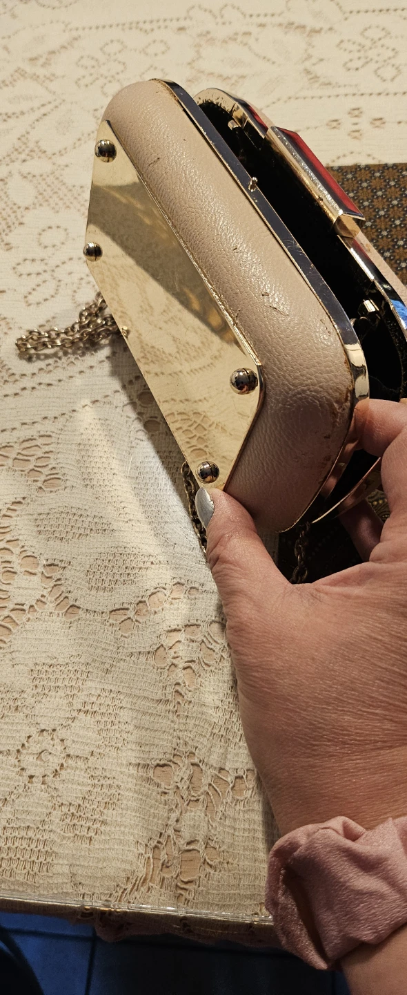 🧡ALDO clutch purse with chain - photo 4