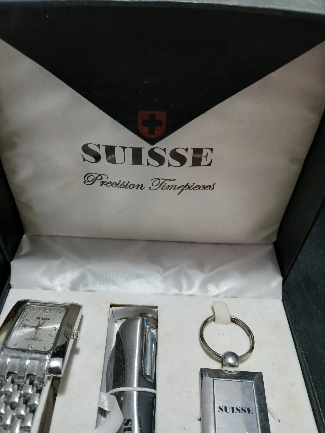 SUISSE Precision Timepieces Gift Set - Watch, Pen - photo 2