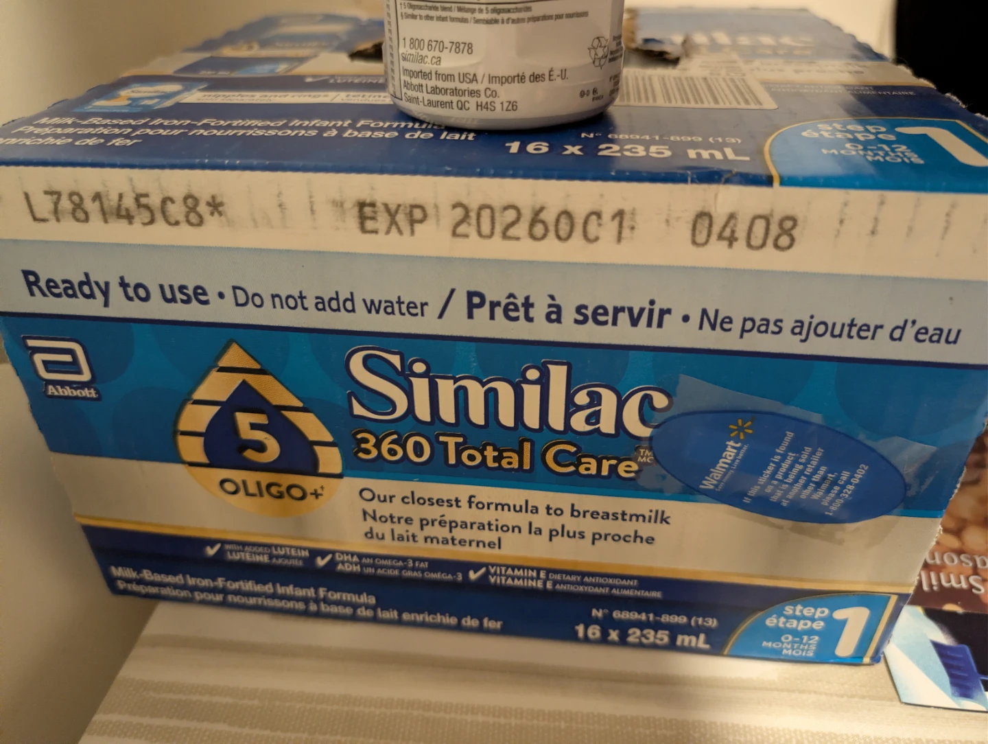 Similac 360 Total Care Formula Step 1 - 13 x 235 mL