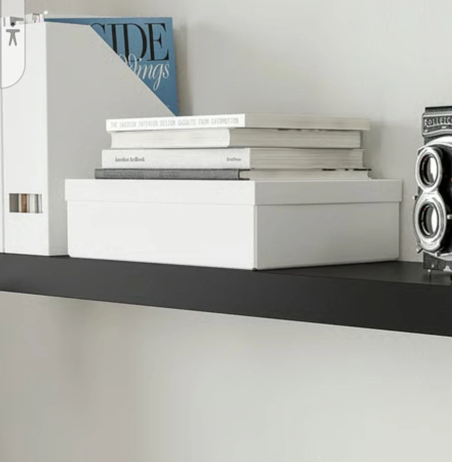 Floating ikea lack shelf