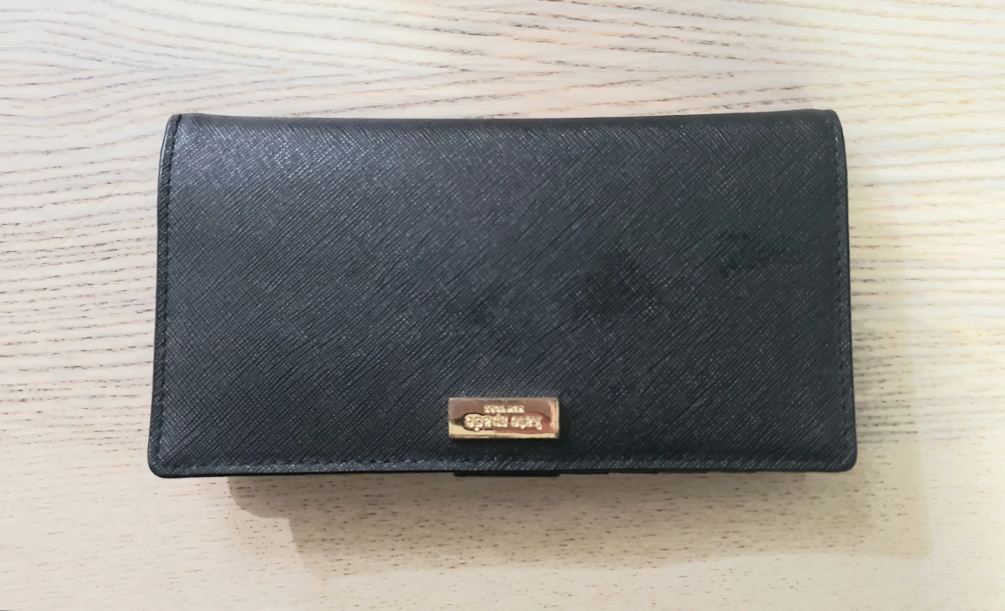 Kate Spade Black Saffiano Leather Wallet