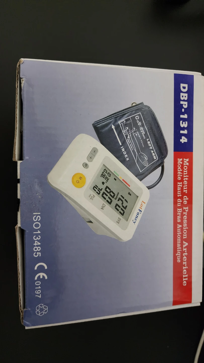 Lot Fancy DBP-1314 Automatic Blood Pressure Monitor