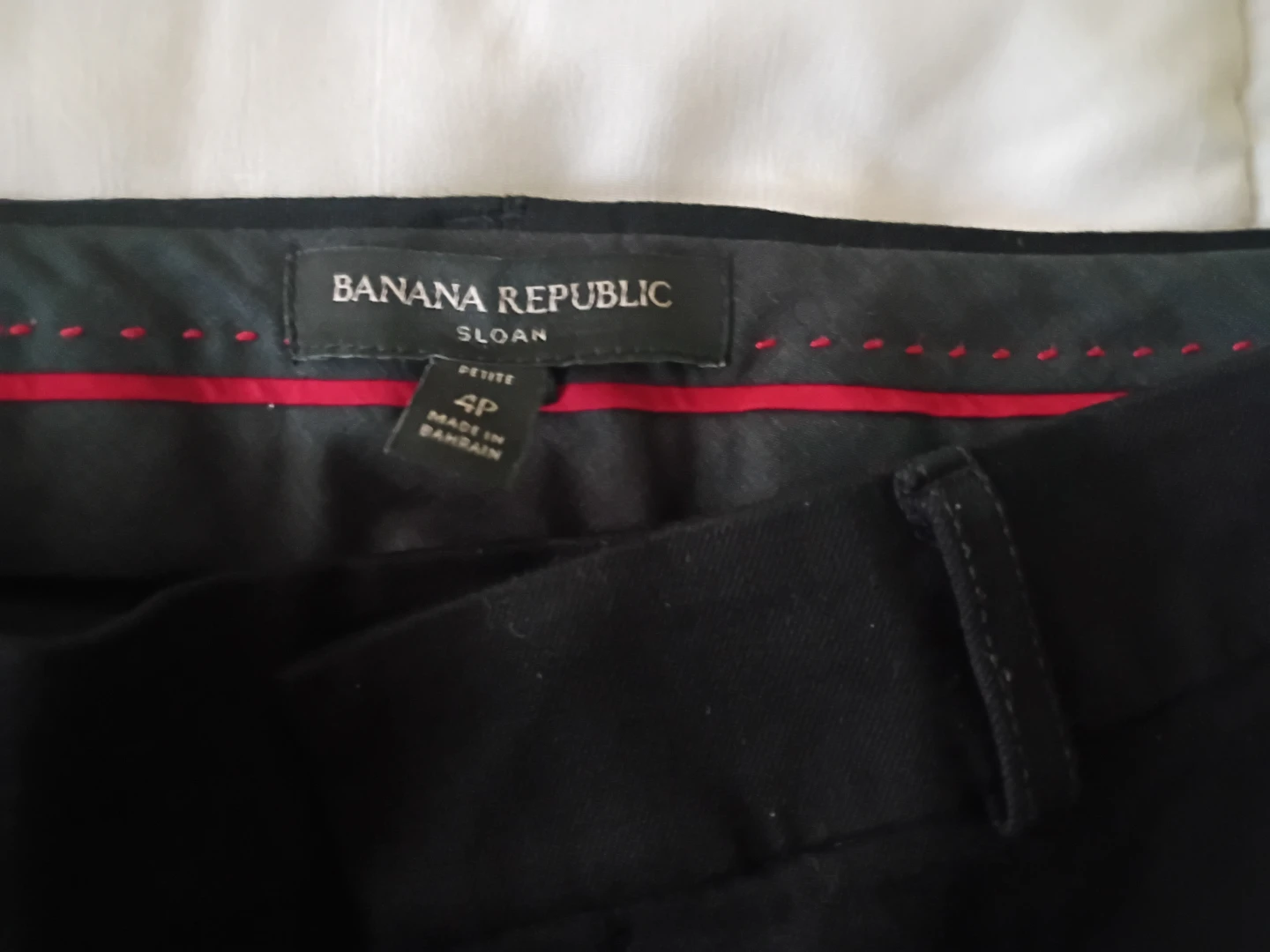 Banana Republic Sloan Petite Black Pants Size 4P - photo 3