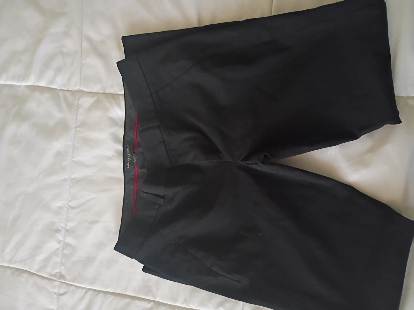 Banana Republic Sloan Petite Black Pants Size 4P - photo 4