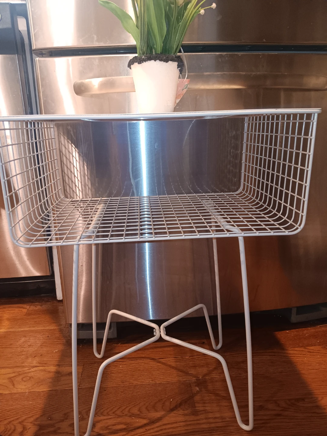 Wire Mesh Side Table