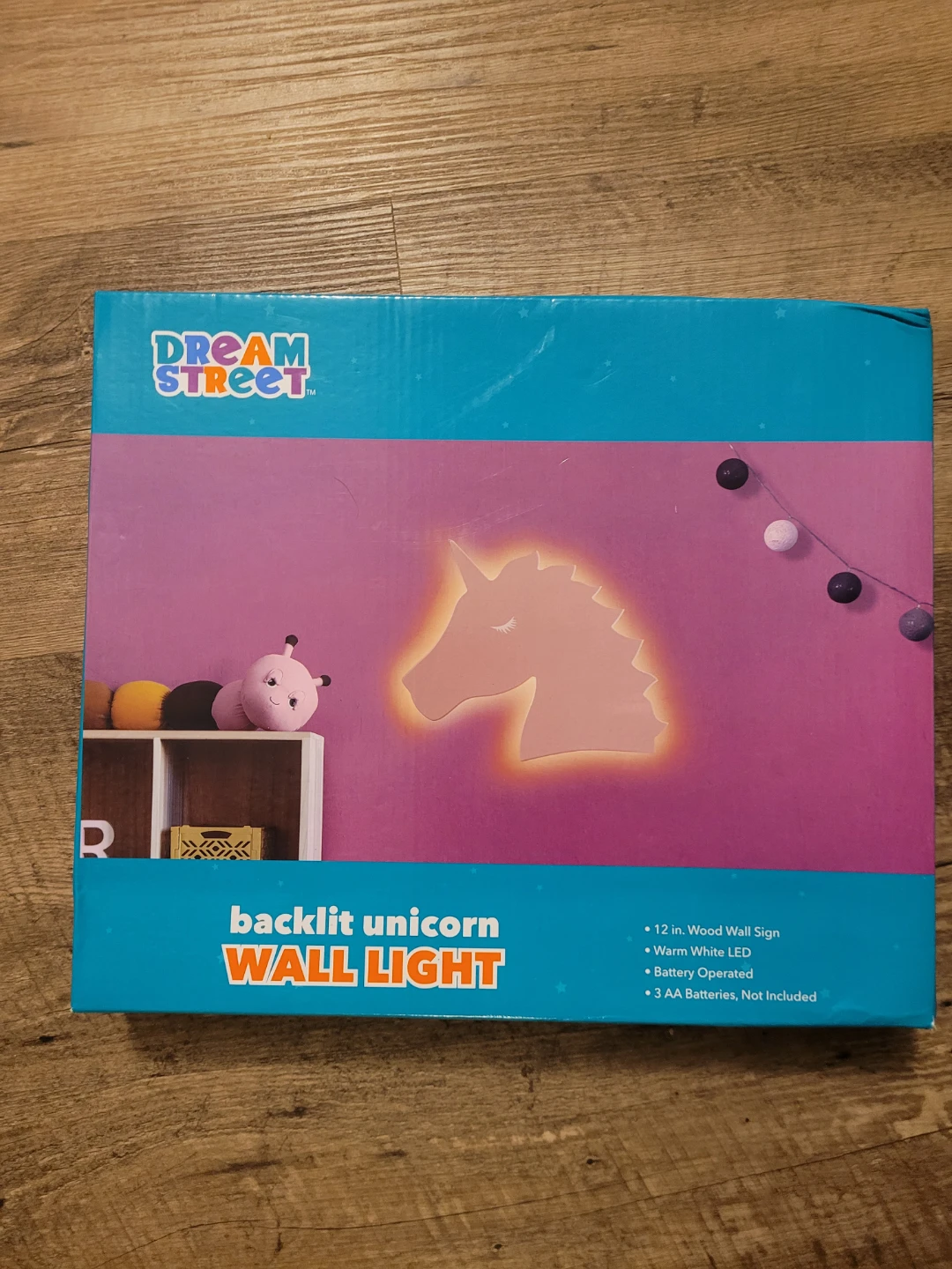 Dream Street Backlit Unicorn Wall Light