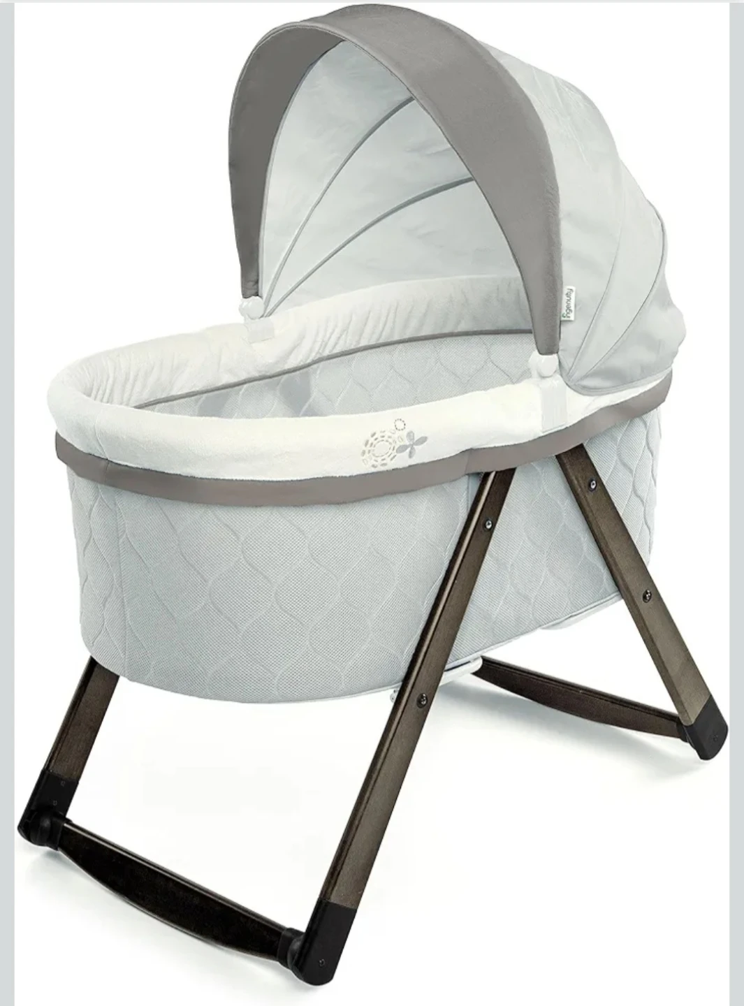 Ingenuity FoldAway Rocking Wood Bassinet - photo 2