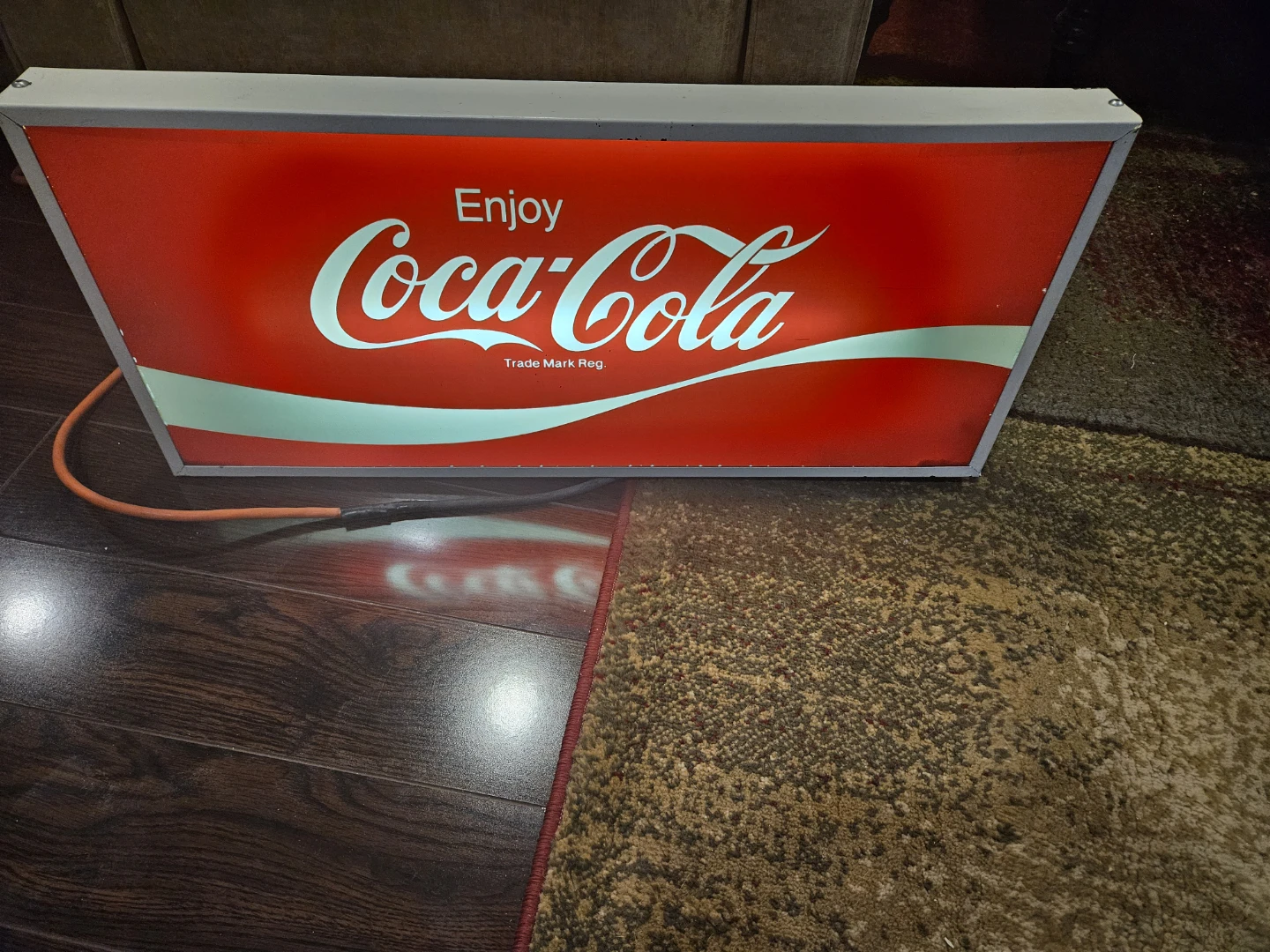 28" Vintage Coca-Cola light up sign - photo 2