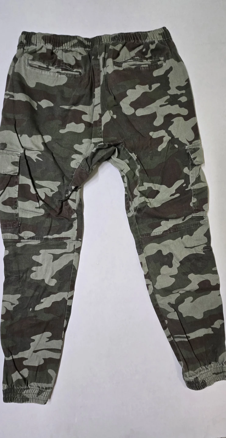 Men's Camo Cargo Jogger Pants Size L - photo 2