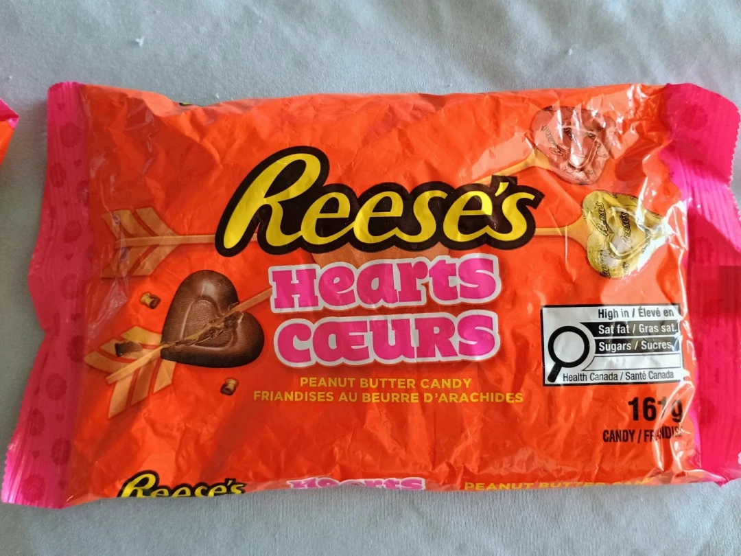 🏆❤️ Reese's Hearts Peanut Butter Candy - 2 x 161g bags