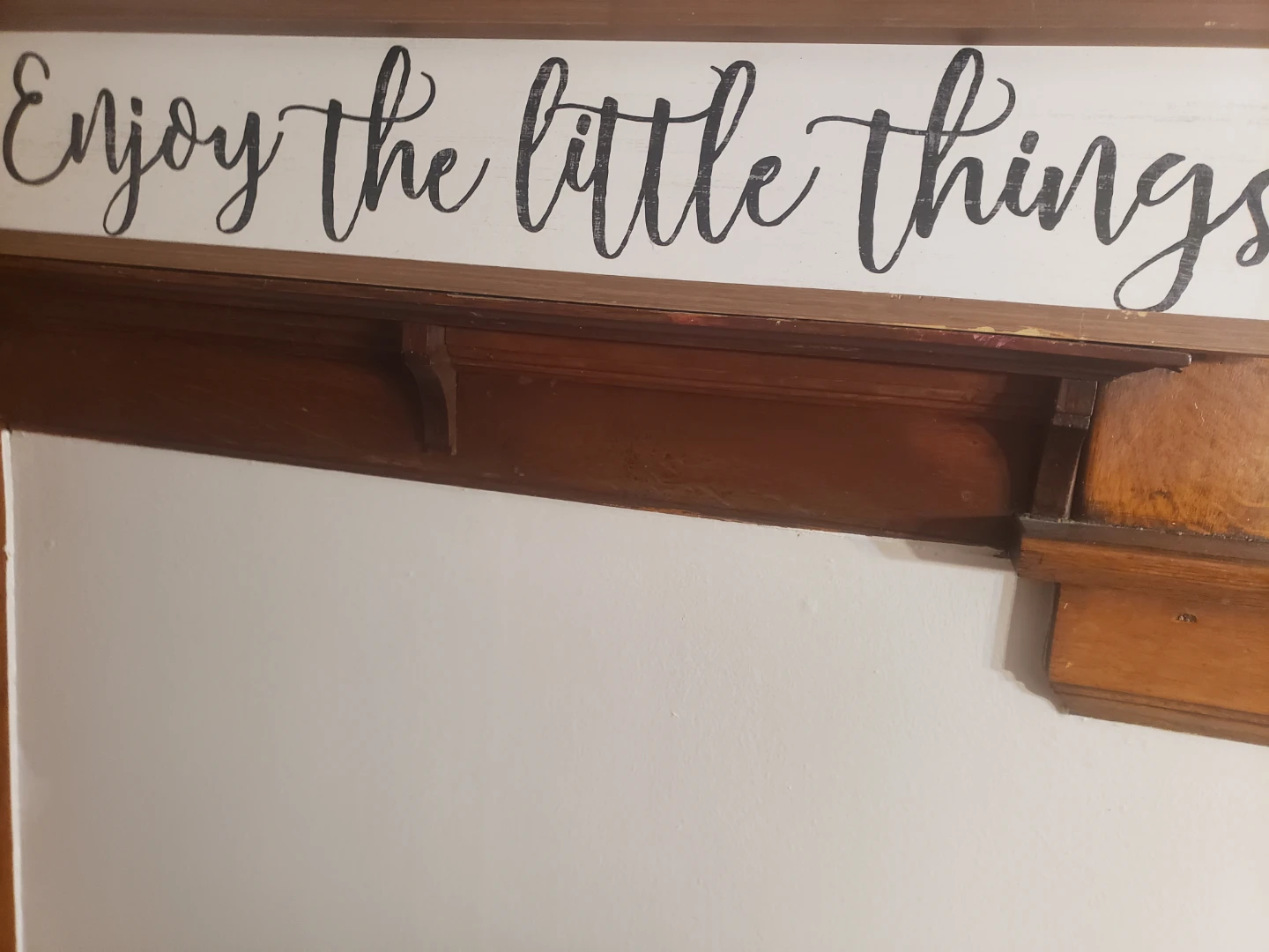 Wooden Sign "Enjoy the Little Things" - photo 4