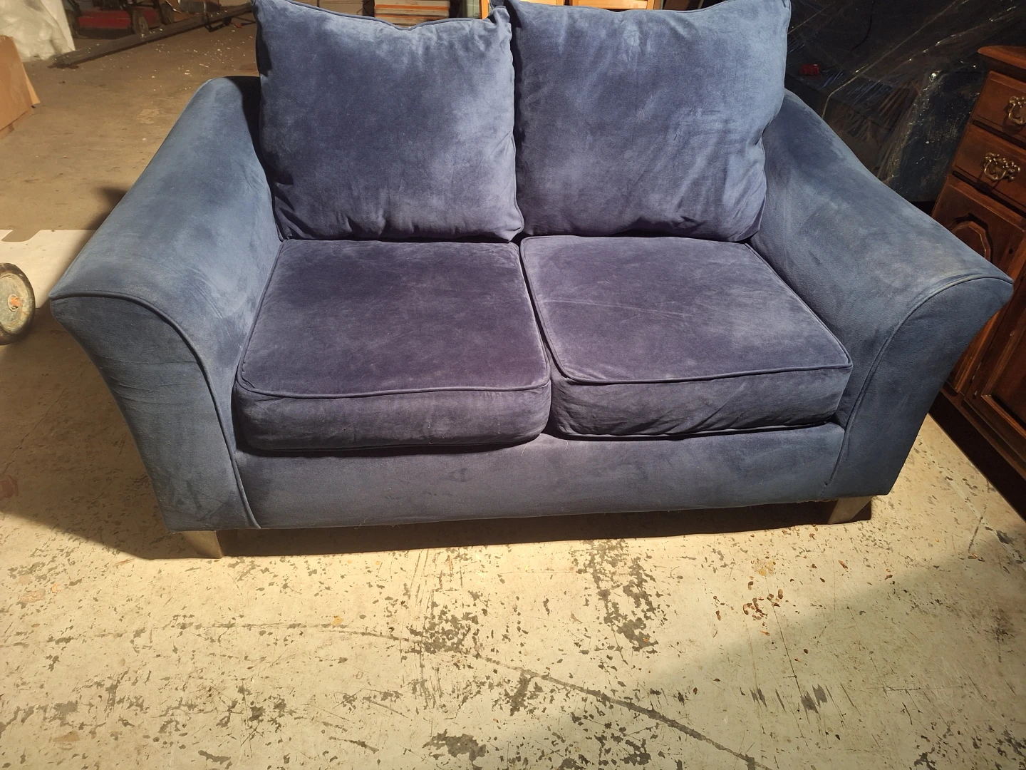 Blue Velvet Sofa - photo 2