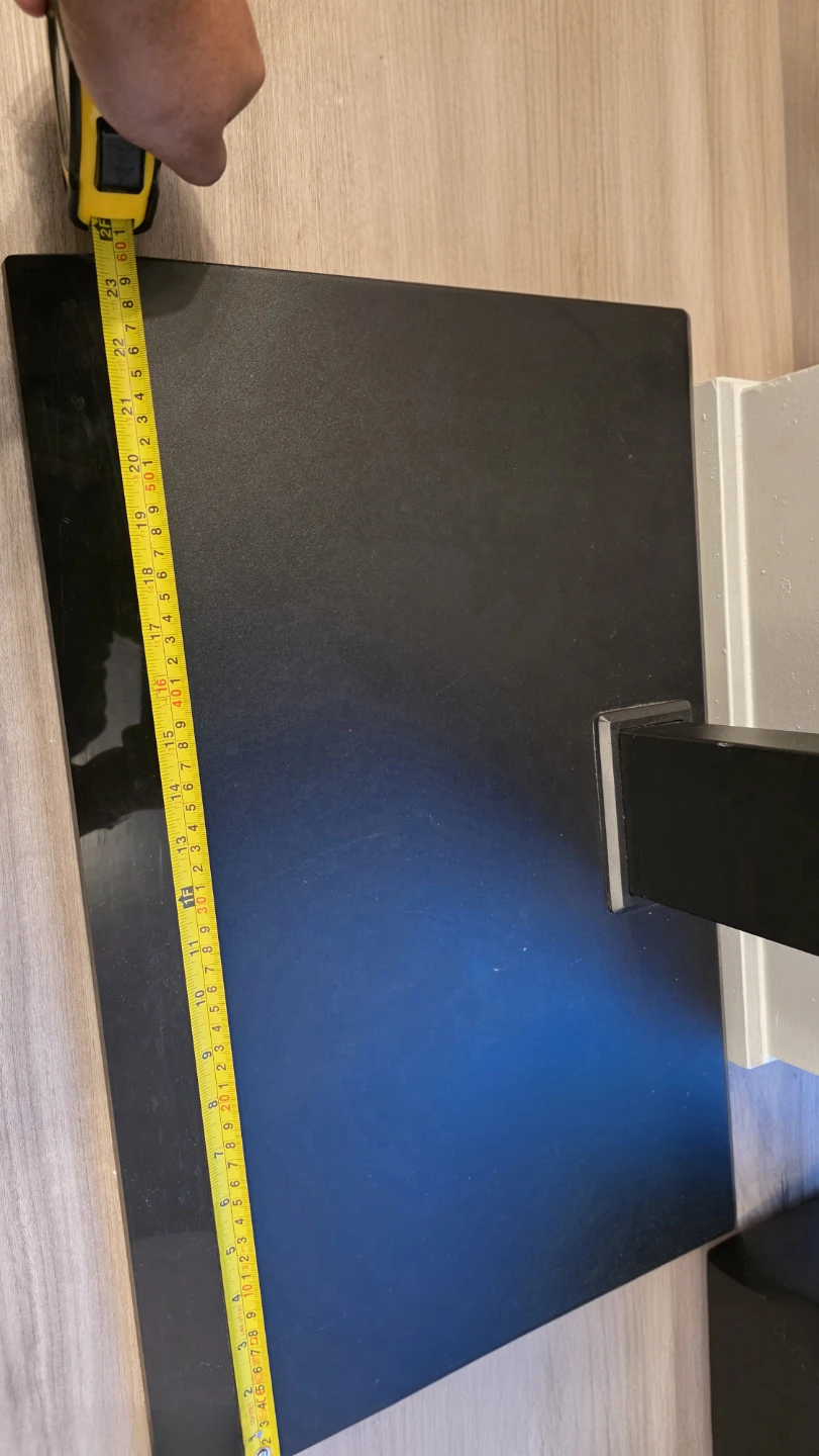 Sleek, Black TV Stand with Shelf - photo 2