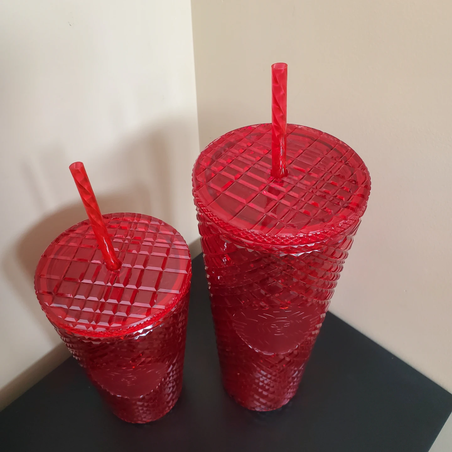 ❤️ Starbucks 2021 • Limited Edition Red Jeweled Tumbler Set ❤️ - photo 3