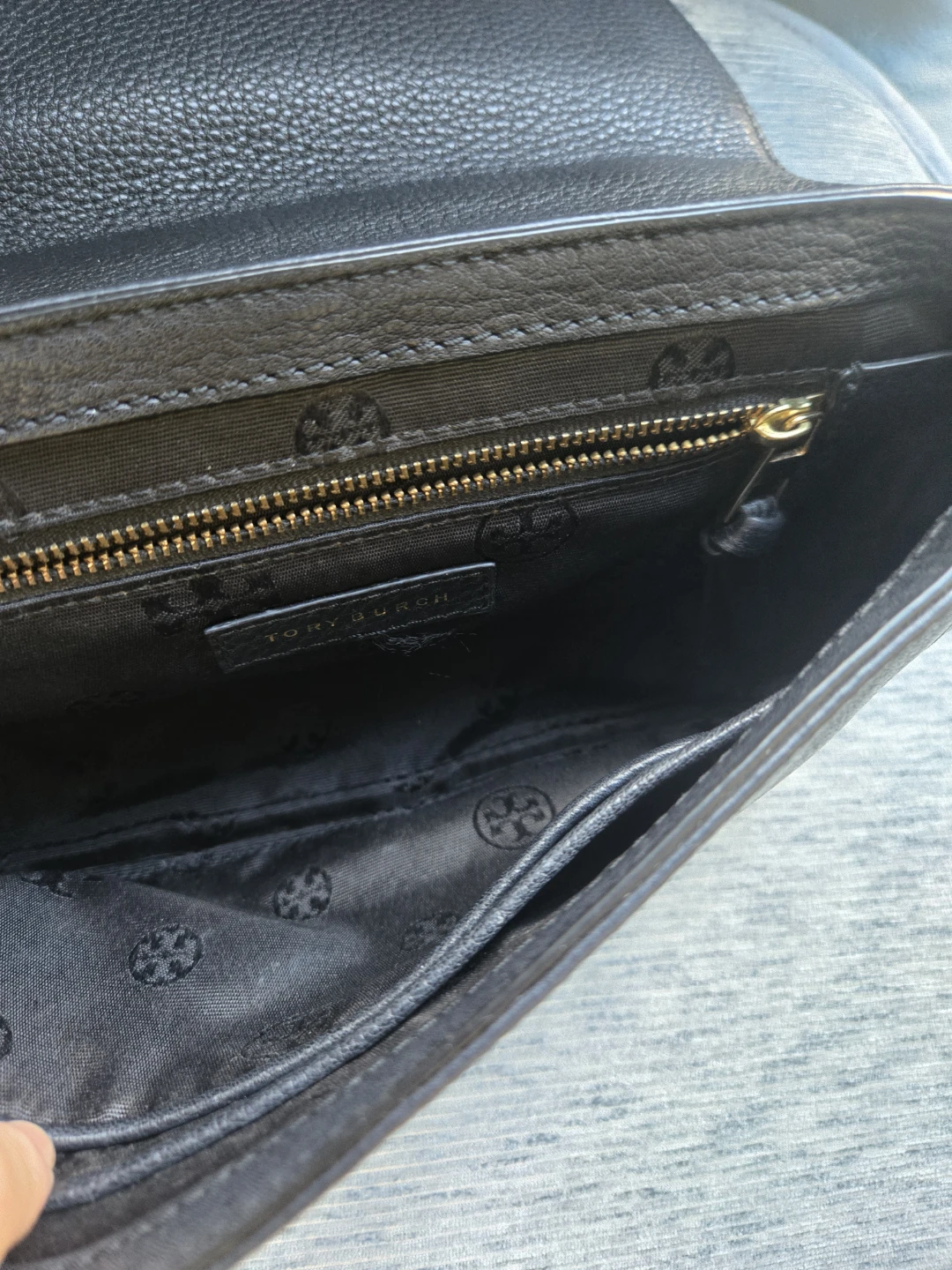 Tory Burch Black Leather Chain Shoulder Bag - photo 5