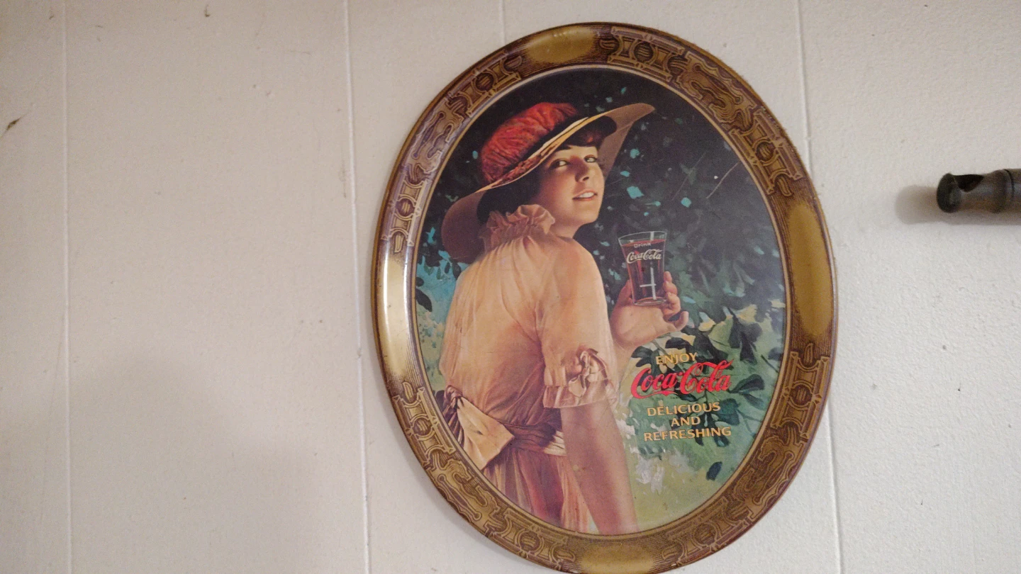 Coca-Cola Vintage Oval Tray