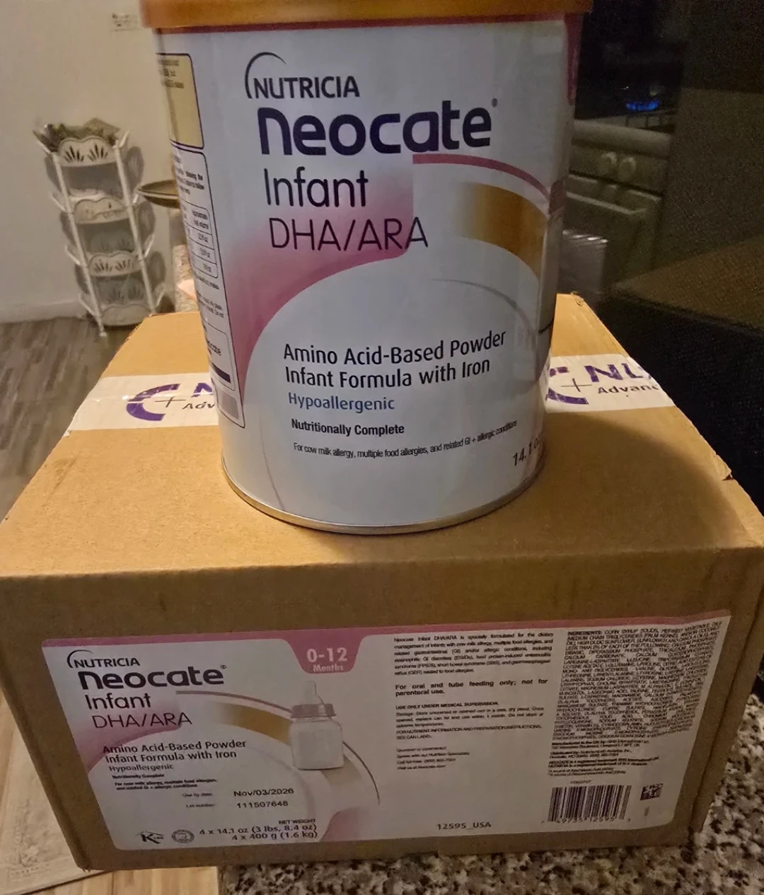 Nutricia Neocate Infant DHA/ARA Formula Powder 14.1 oz