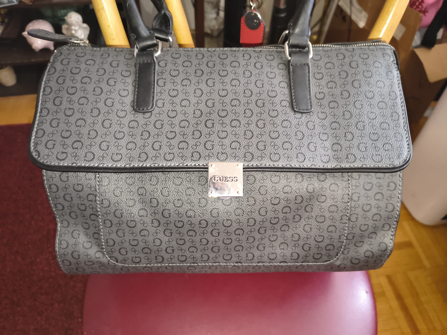 Guess Monogram Satchel Handbag - photo 2